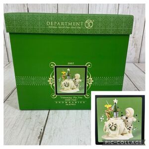 Dept 56 Snowbabies Disney Trimming The Tree With Tink Figurine Tinker Be…